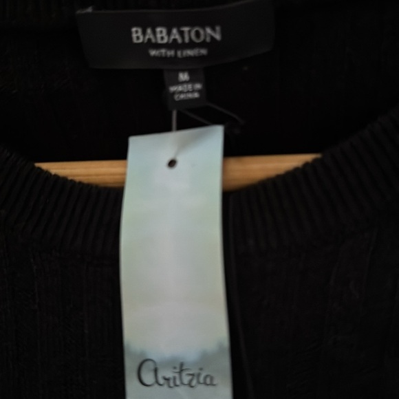 Babaton Aritzia New black Nathaniel sweater size Medium - Picture 4 of 5